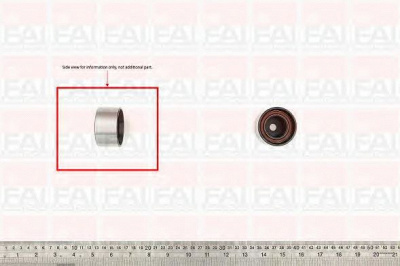 FAI AUTOPARTS t9380 -  Паразитный / Ведущий ролик, зубчатый ремень
